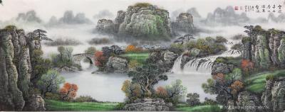 字画代理威977805476日记-赵书茂，号近月楼主，生于1964年8月，祖籍三苏鼻祖河北省石家庄栾城县人，[3]【图5】