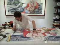 艺术家尚建国日记:拿起笔，画案上展开一张宣纸，恰如思绪得到皈依，漂泊的灵魂也瞬【图1】