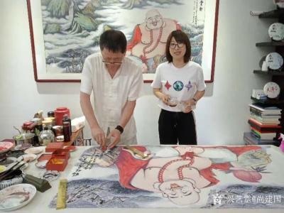 尚建国日记-拿起笔，画案上展开一张宣纸，恰如思绪得到皈依，漂泊的灵魂也瞬间栖息。
  茶已【图3】