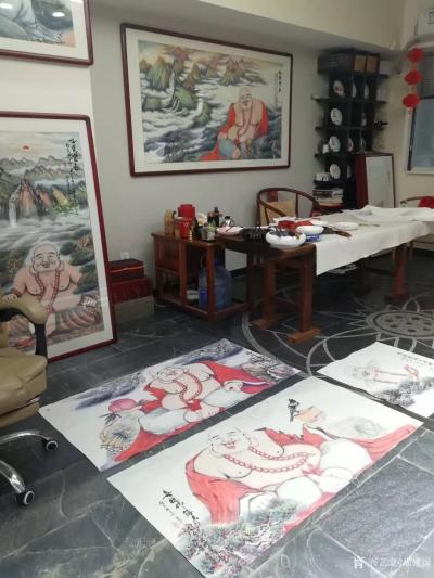 尚建国日记-拿起笔，画案上展开一张宣纸，恰如思绪得到皈依，漂泊的灵魂也瞬间栖息。
  茶已【图5】