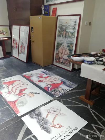 尚建国日记-拿起笔，画案上展开一张宣纸，恰如思绪得到皈依，漂泊的灵魂也瞬间栖息。
  茶已【图6】