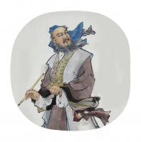 艺术家马培童收藏:“对话吴道子”--潘玮萱评鉴马培童（9）；
  吴道子河南【图0】