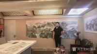 艺术家任振山收藏:应邀为某地产集团绘制的巨幅国画山水画《旭日东升图》。【图3】