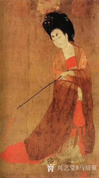 马培童收藏-“对话周昉”--潘玮萱评鉴马培童（12）
  周昉（见图一）唐代中期画家，与张【图3】