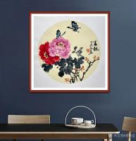 艺术家季乃仓日记:国画花鸟画小品装饰上墙效果图片欣赏；季乃仓作品欣赏；
  【图0】