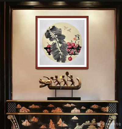 季乃仓日记-国画花鸟画小品装饰上墙效果图片欣赏；季乃仓作品欣赏；
  老仓（季乃仓）艺术简【图2】