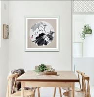 艺术家季乃仓日记:国画花鸟画小品装饰上墙效果图片欣赏；季乃仓作品欣赏；
  【图4】