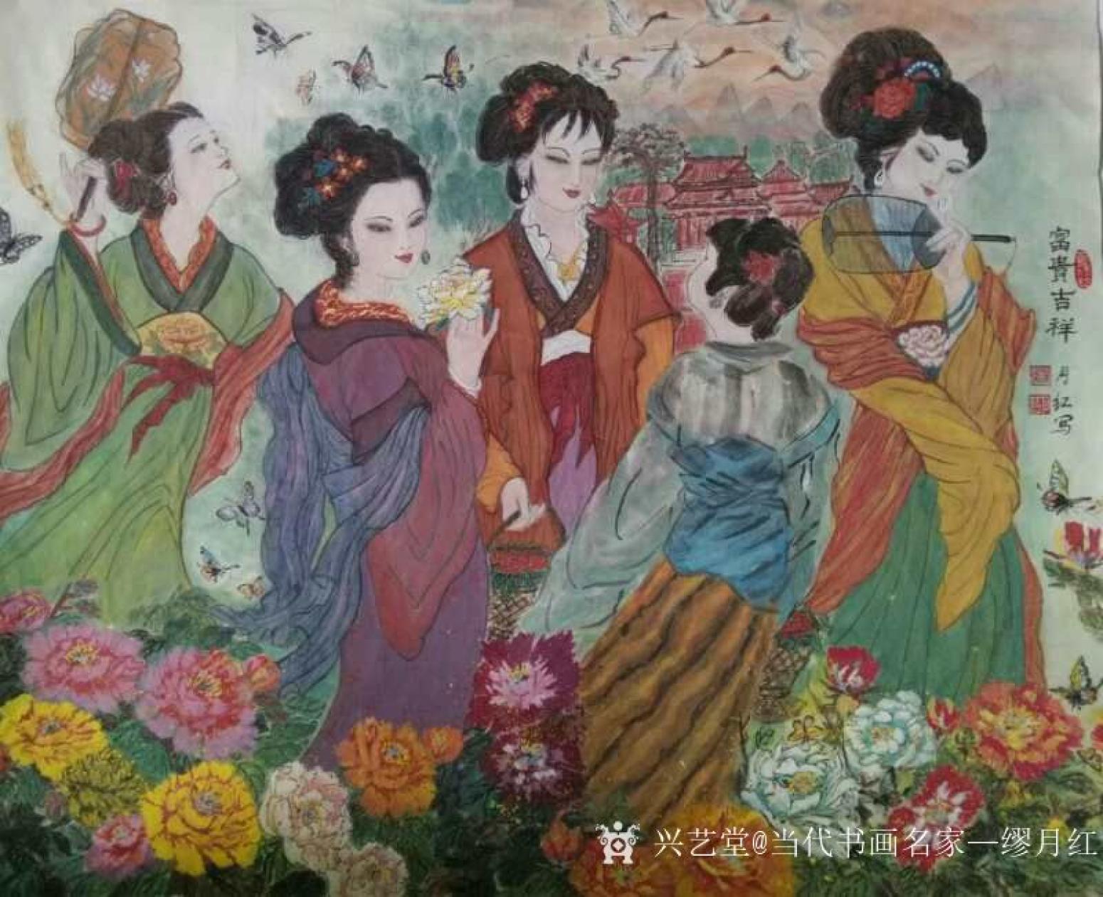 当代书画名家—缪月红国画作品《李清照》【图2】