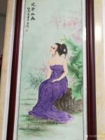 艺术家徐景莲日记:国画古典美女图《风景如画》等两幅作品，请欣赏;
 如果出现【图0】