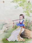 徐景莲日志-国画古典美女图《风景如画》等两幅作品，请欣赏;
 如果出现【图2】