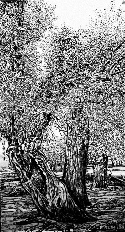 马培童日记-“焦墨创新”焦墨我的执着--童心写历（9）
  焦墨在当下的美术界是一个热议的【图1】