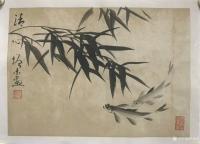 艺术家冯增木日记:杂纸杂画一一试用各种不同的纸作画，画出来的鱼效果也各有千秋！【图1】