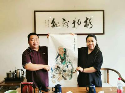 任燕生活-画家任南熹做客重庆园博园内任道尚院，做客重庆渝北卧龙居山庄；
感谢重庆渝北卧龙【图3】