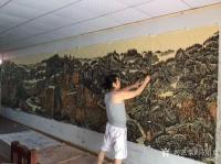 艺术家马培童日记:《用生命作笔，以灵魂作画》马培童焦墨画感悟笔记（160）
【图0】