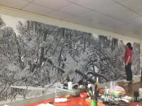 艺术家马培童日记:《用生命作笔，以灵魂作画》马培童焦墨画感悟笔记（160）
【图1】