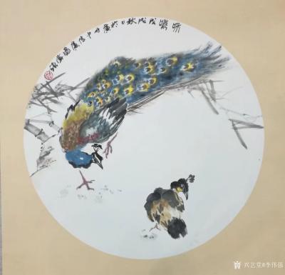 李伟强日记-国画创作感悟《圆形的美》
 圆，招人喜爱，并非其图形的丰盈，更多的是心之美满的【图1】