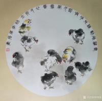 艺术家李伟强日记:国画创作感悟《圆形的美》
 圆，招人喜爱，并非其图形的丰盈【图1】