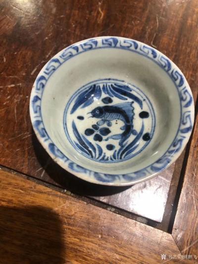 周鹏飞收藏-手掂齐白石大印章、元青花瓷喝下午茶、何其乐也！
 元瓷虽残，但并不妨碍审美！【图4】