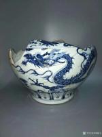 艺术家周鹏飞收藏:手掂齐白石大印章、元青花瓷喝下午茶、何其乐也！
 元瓷虽残【图4】