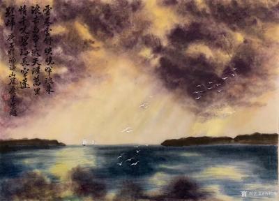 石广生日记-无意戏墨成西画，比萨做成煎饼来。画本不应有东西之分，材料和笔法不同而已，画画就是【图4】