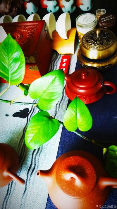 杨牧青日记-千秋大业一壶茶，万丈红尘三杯酒。 三尺对联于一一水墨三晋.杨牧青书画太原创作交流【图2】