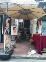 艺术家黎群日记:人物肖像油画订制，把你画成画变成一道美丽的风景；
美好的一【图0】