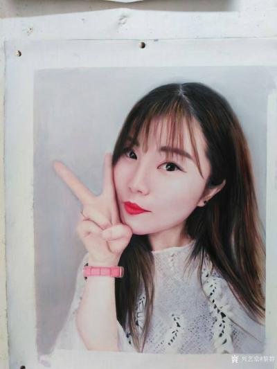 黎群日记-人物肖像油画订制，把你画成画变成一道美丽的风景；
美好的一天从早晨开始，喜欢油【图4】