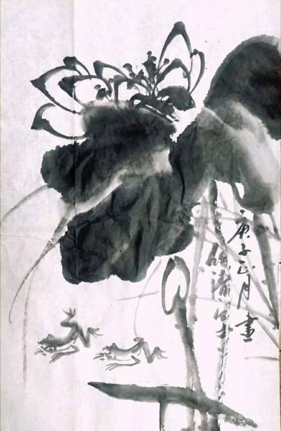 任清宇日记-任清宇国画写意花鸟画作品欣赏，庚子年春月疫情期间作品6幅，请欣赏；
 非常時期【图1】