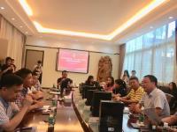 艺术家叶仲桥收藏:7月30日，云浮中山二大商会到广东朝朝向上酒业有限公司和广东【图4】