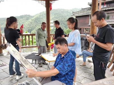 阎敏生活-暑期写生第二场——湘西绥宁•上堡古城；
  2020年7月28日，深圳市宝安区【图6】