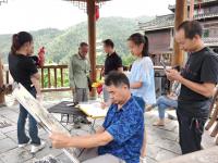 艺术家阎敏生活:暑期写生第二场——湘西绥宁•上堡古城；
  2020年7月【图5】