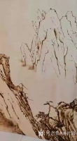 艺术家孙传海日记:烙画作品《黄山晓雲圖》创作进行中；作品尺寸2.88m×1.9【图2】
