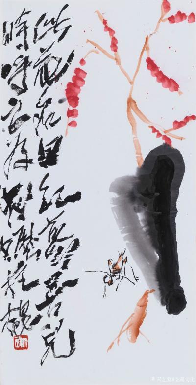 鉴藏文化日记-张大千仿石涛骨秀妆浓，怎知原济僧承唐宋易而为今，脱尽思翁窠臼，勾斫泼墨，化工为简【图16】