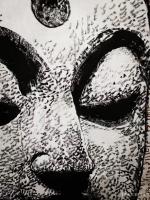 艺术家马培童日记:“知黑守白-焦墨画的枯笔骨意”马培童焦墨画童心写历（13）【图1】