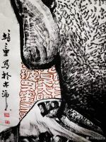 艺术家马培童日记:“知黑守白-焦墨画的枯笔骨意”马培童焦墨画童心写历（13）【图4】