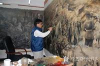 艺术家张恒久收藏:国家重大历史题材组合油画人民领袖历史丰碑毛泽东创作组活动
【图0】