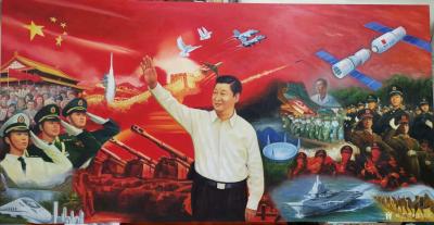 张恒久日记-2米80X1米40张恒久原创油画《一挥天下平》欢迎收藏,机会难得。
强军强国习【图2】