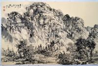 艺术家阎敏日记:庚子夏日英德山水写生记：“飞借桂林山，漓水换明迳。
粤北赏【图2】