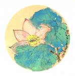 叶仲桥日志-近日创作的中国画重彩山水、花鸟画作品雄鹰《高瞻远瞩》葡萄《紫【图4】