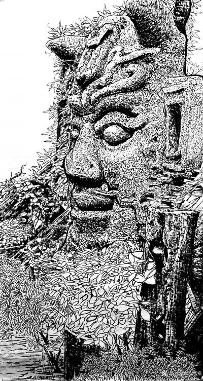 马培童日记-焦墨画创作中禅意和