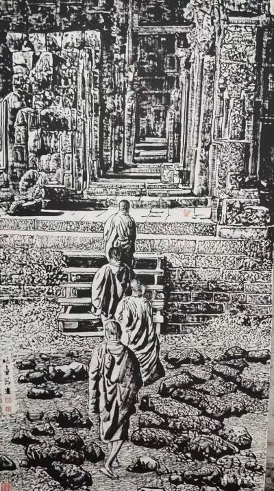 马培童收藏-展讯：“时尚经典-书画名家邀请展（第21届）走进中国国家画院美术馆”
  开幕【图3】