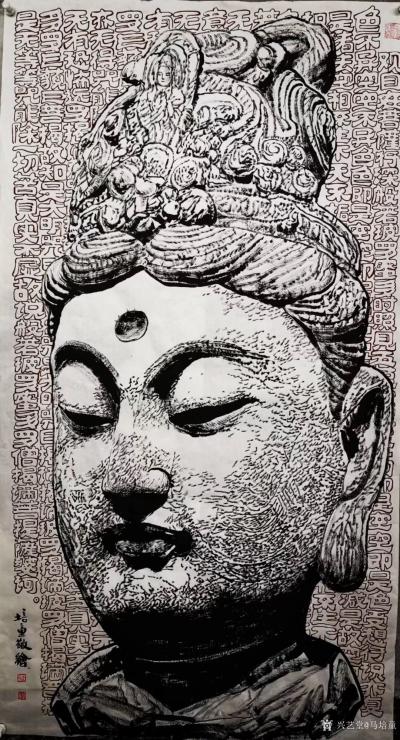 马培童日记-“焦墨画用笔的【刻写】精神”童心写历（21）
  焦墨刻石皴法、刻也是写，是中【图1】