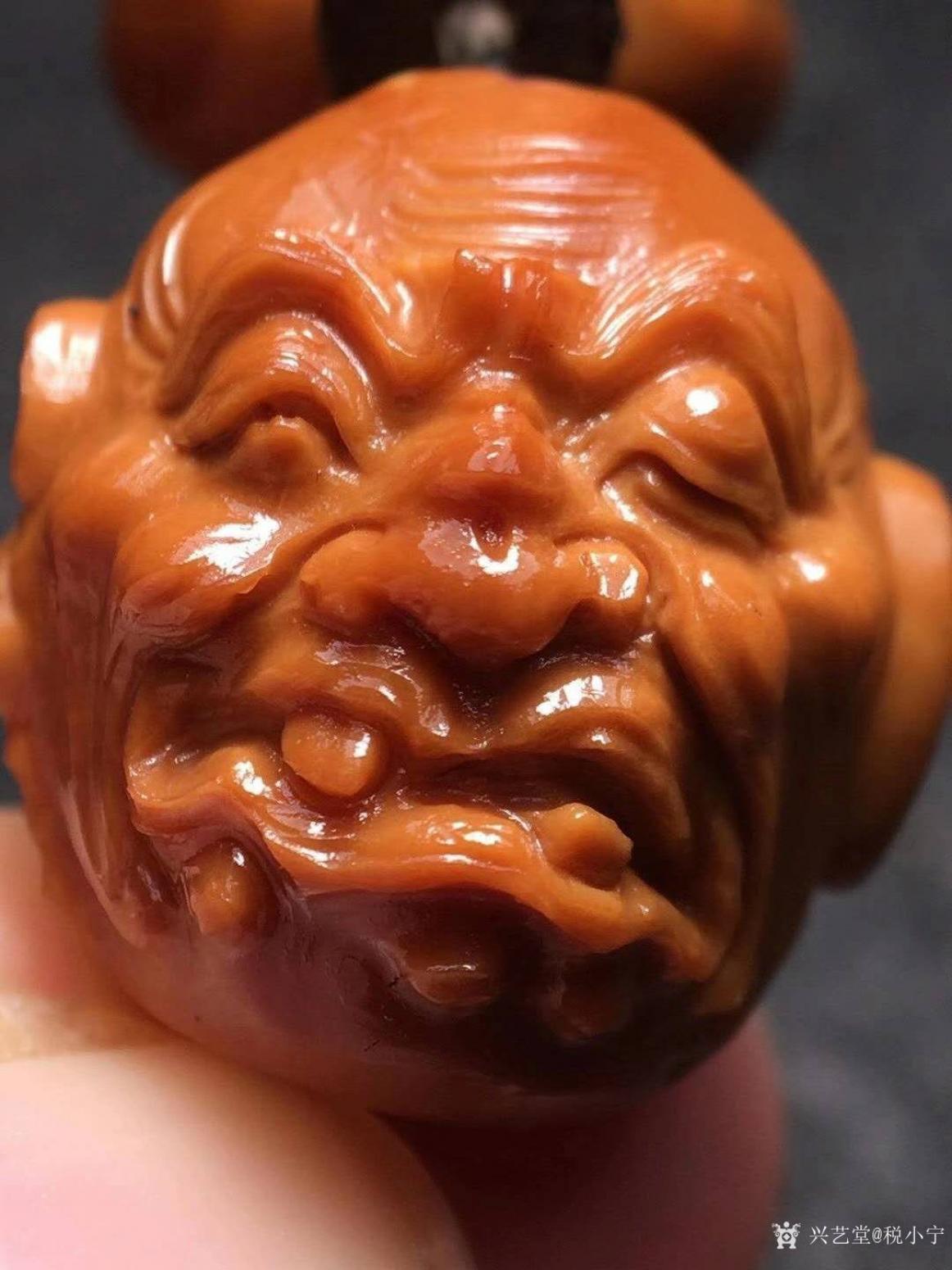 税小宁雕刻作品《核雕-十八罗汉》【图4】