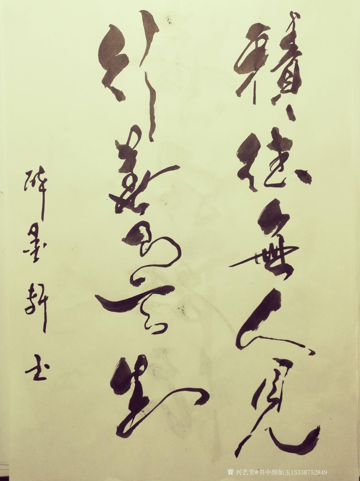 书中颜如玉15338752849书法作品《书品订制》【图3】