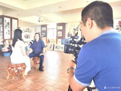 叶仲桥荣誉-8月26日上午接受云浮电视台采访录制节目，再次展示才华，体验出才子隹人风流潇洒自【图2】