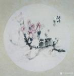 欧凯歌日志-国画花鸟画荷花小品《小荷才露尖尖角，早有蜻蜓立上头》；庚子年【图2】