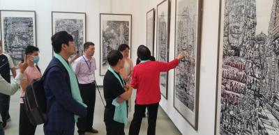 马培童生活-时尚经典・书画名家邀请展（第21届）走进中国国家画院美术馆；
  9月12日，【图4】