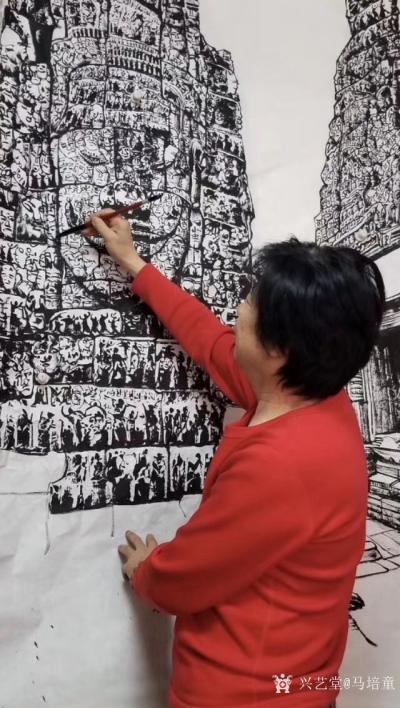 马培童日记-“焦墨画（刻石皴）刻中求变”童心写历（26）
  焦墨画，要想独树一帜。就必须【图3】