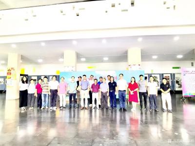 叶仲桥收藏-由云浮市文化馆组织举办的“云浮清远两市书画名家交流展”和即席书画挥毫活动于202【图1】