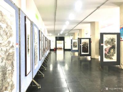 叶仲桥收藏-由云浮市文化馆组织举办的“云浮清远两市书画名家交流展”和即席书画挥毫活动于202【图2】